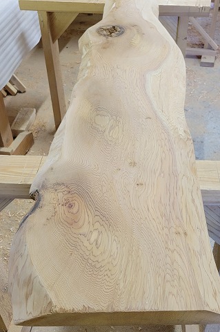 M0710 神社木宮園杉　約2000×180～300×38mm　Ｍ0711と同時購入でセット割引あり！！