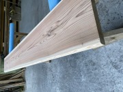 SGA005 杉一枚板　約2000×30×270～280ｍｍ　片耳付き　小節　