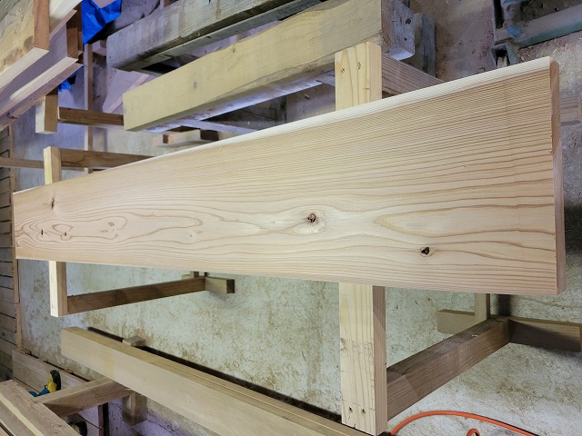 SG206 杉一枚板　約1850×40×250ｍｍ