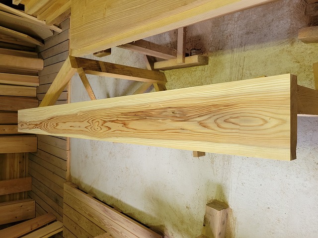 SG302 杉一枚板　約1950×39×170ｍｍ　天然熟成乾燥材　上小節　耳なし　プレナー仕上げ