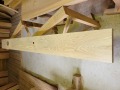 SG305 杉一枚板　約2050×27×185ｍｍ　天然熟成乾燥材　節あり　抜け節あり　耳なし　　プレナー仕上げ