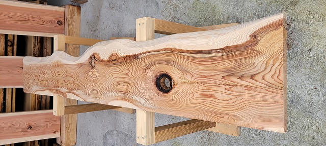 sugi0701 杉一枚板　約1850×230～300×25ｍｍ