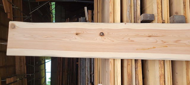 sugi2702 杉一枚板　約2050×350～370×30ｍｍ