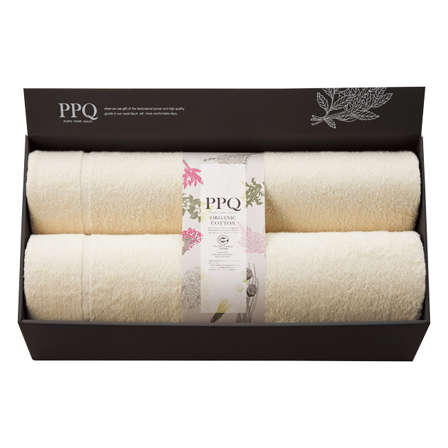 PPQ　プランツパワークォリティ　オーガニックコットン　タオルケット2P　No.200