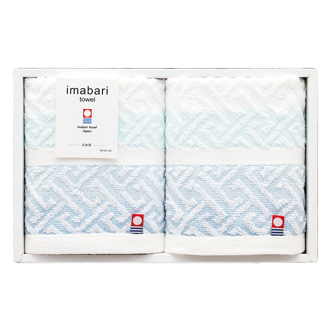 スピニングモード　紋ジャカード今治ウォッシュタオル2P　No.15