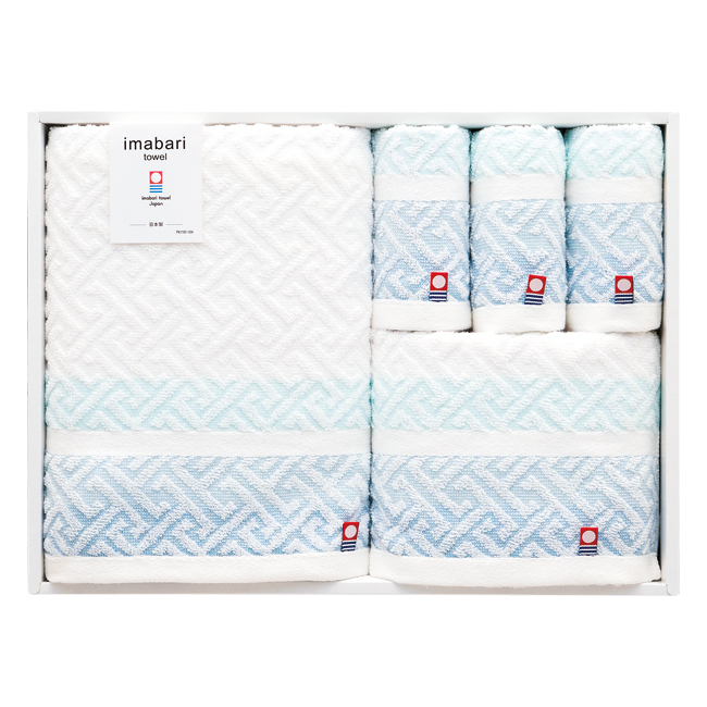 スピニングモード　紋ジャカード今治タオルセット　No.50