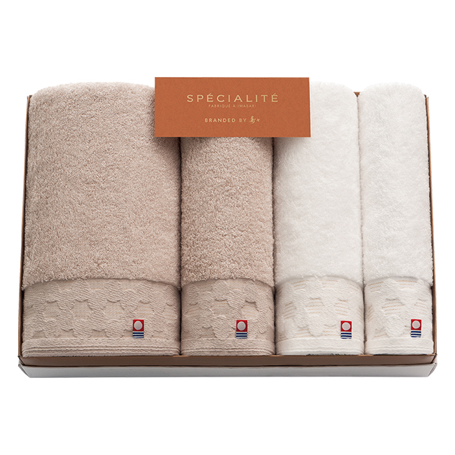 スペシャリテ　今治　バス・フェイス2P・ハンドタオルセット　No.110