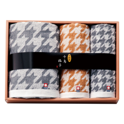 今治タオルブランド　千鳥格子　タオルセット　No.50