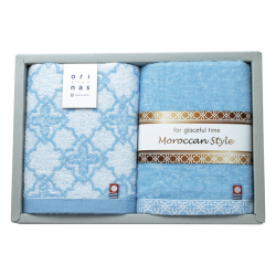 モロッカンスタイル2　フェイスタオル2P　No.25