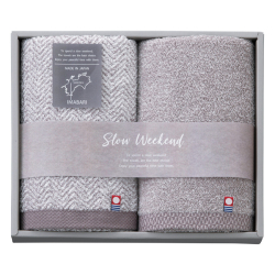 SLOW　WEEKEND　フェイスタオル2P　No.25