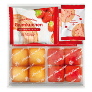 あまおう苺バウムクーヘン＆プチフィナンシェ　ギフトボックス　No.15