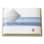今治　The　WHITE　木箱入りスリムバスタオル　No.15