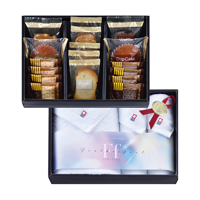 コンビネーションギフト　ベイクドスイーツセレクション＆今治タオルセット　No.100