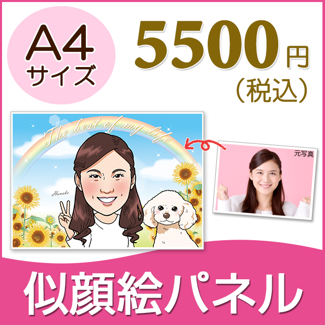 似顔絵パネル