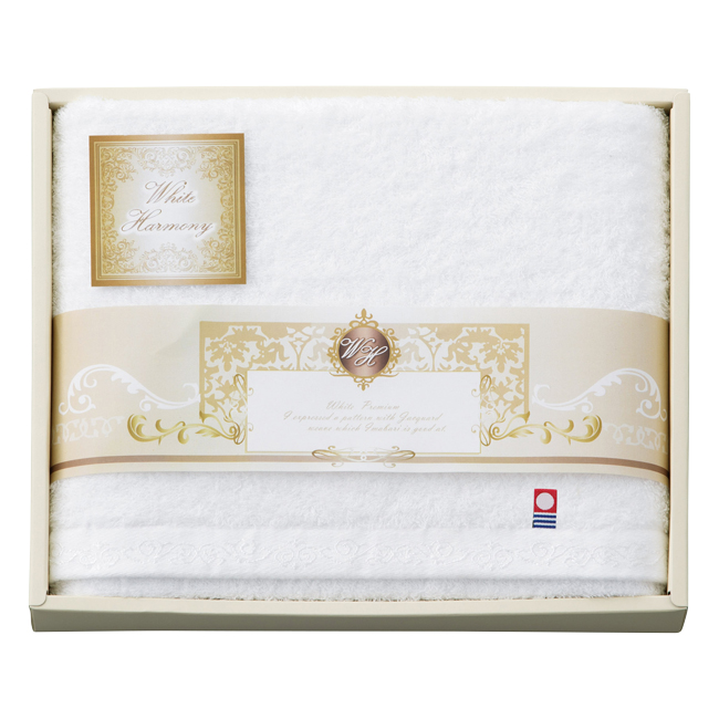 ホワイトハーモニー　バスタオル　No.30