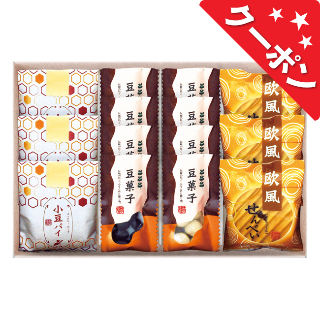 小豆パイ・欧風せんべい和菓子詰合せ　No.30