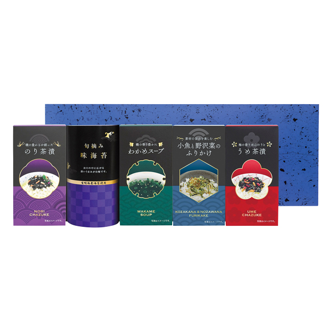 ゆかり屋本舗　味海苔・お茶漬・ふりかけ・スープセット　No.25