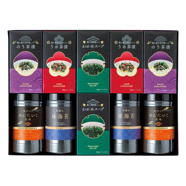 ゆかり屋本舗　味海苔・お茶漬・スープ詰合せ　No.50