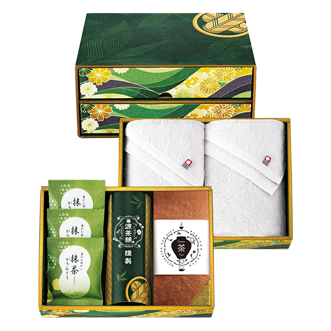 源茶舗select　宝乃菓　茶露の極み二段箱　C　No.80