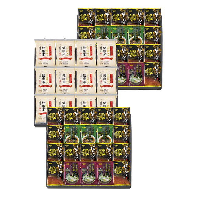 千莉菴　からだにやさしさ＋　国産フリーズドライ　ほうおうスープ　「金賞健康米」セット　No.21