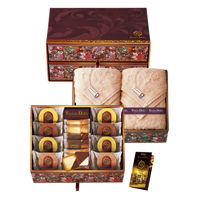 Tresore　Dolce　［宝石箱］フルーツカラーバウム＆今治産タオル　No.88