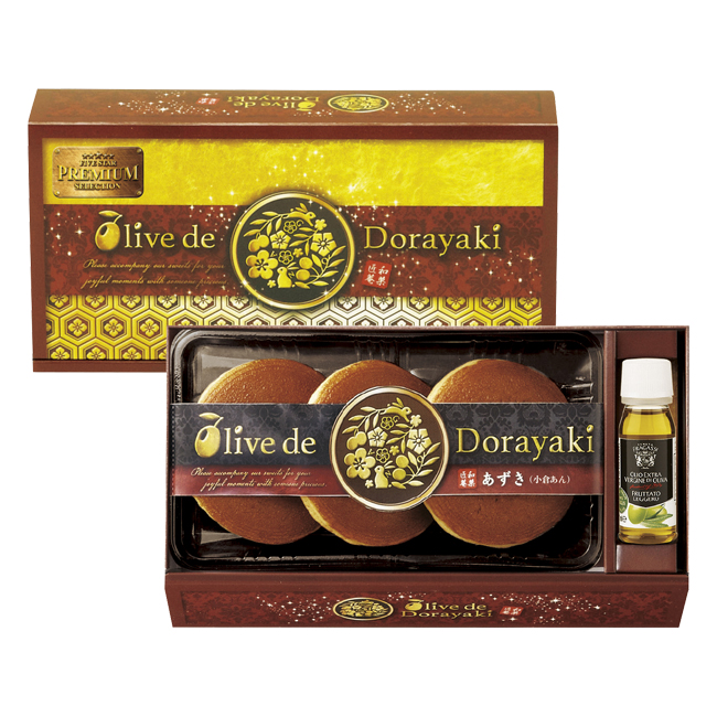 和菓匠菴　「オリーブ　de　どら焼き」Premium【あずき】　No.13