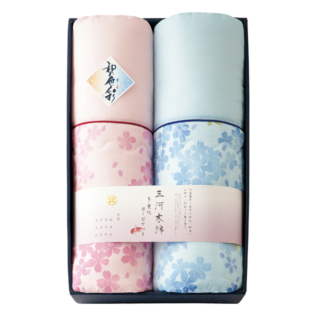 和の色彩　三河木綿　ダブルガーゼ肌布団2P　No.200