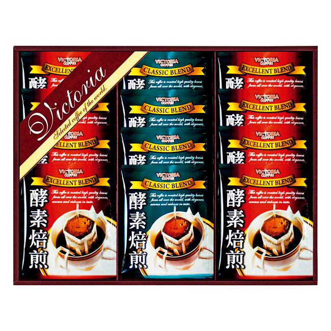 珈琲屋さんが作った酵素焙煎ドリップコーヒーセット　No.15