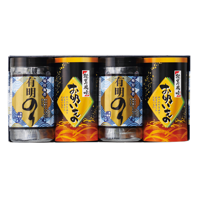 有明のり・永谷園松茸風味お吸い物詰合せ　No.20