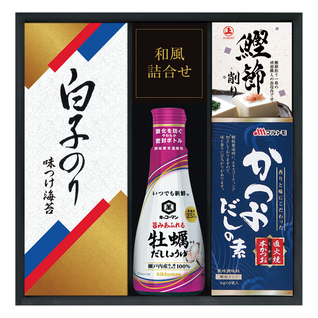 キッコーマンしょうゆ＆白子のり食卓詰合せ　No.20