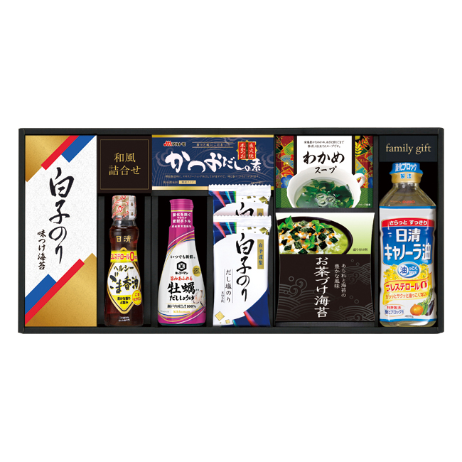 キッコーマンしょうゆ＆白子のり食卓詰合せ　No.50