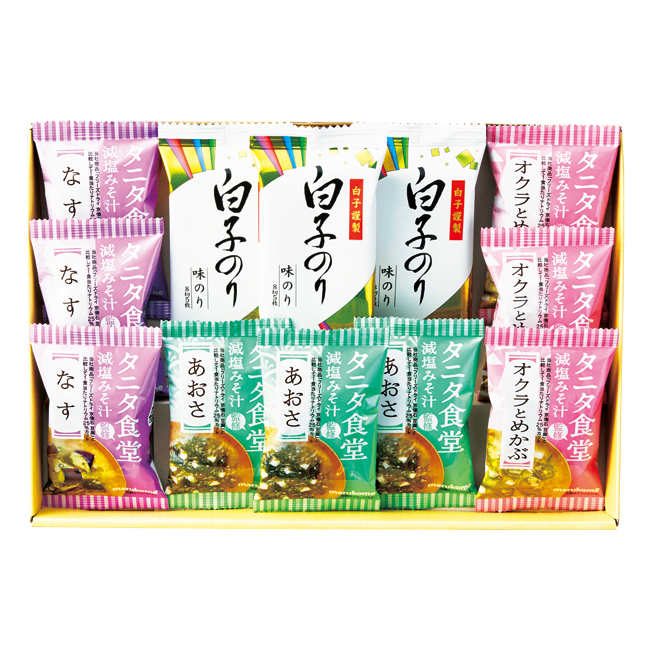 タニタ食堂監修減塩みそ汁・白子のり詰合せ　No.30