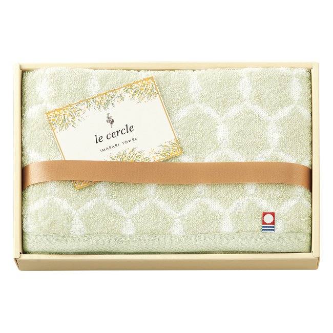 le　cercle　フェイスタオル　No.12　（グリーン）