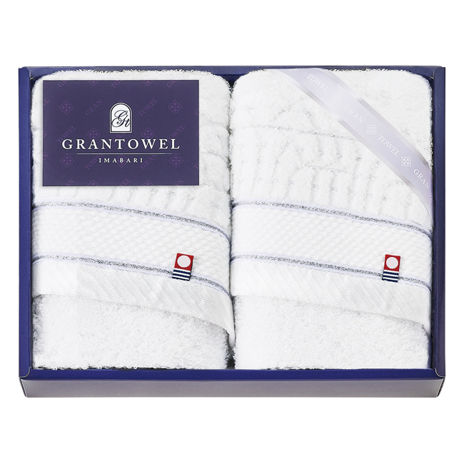 グランタオル今治　ホテルタイプフェイスタオル2P　No.30