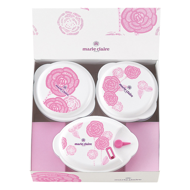 マリ・クレール　電子レンジ容器3pc　No.10