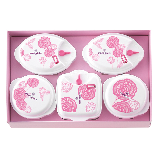 マリ・クレール　電子レンジ容器5pc　No.20
