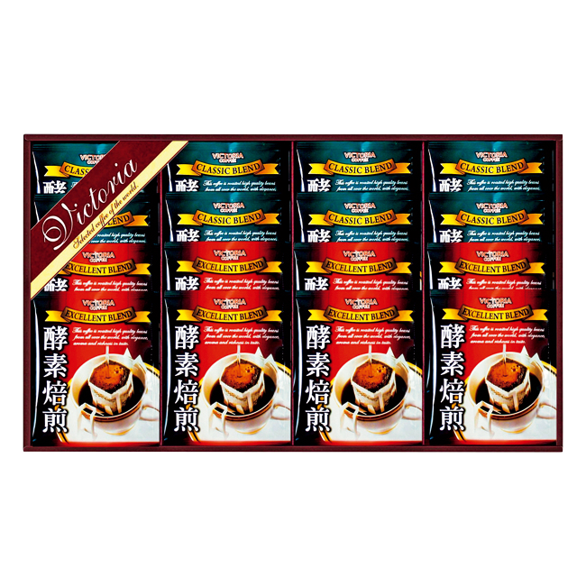 珈琲屋さんが作った酵素焙煎ドリップコーヒーセット　No.20