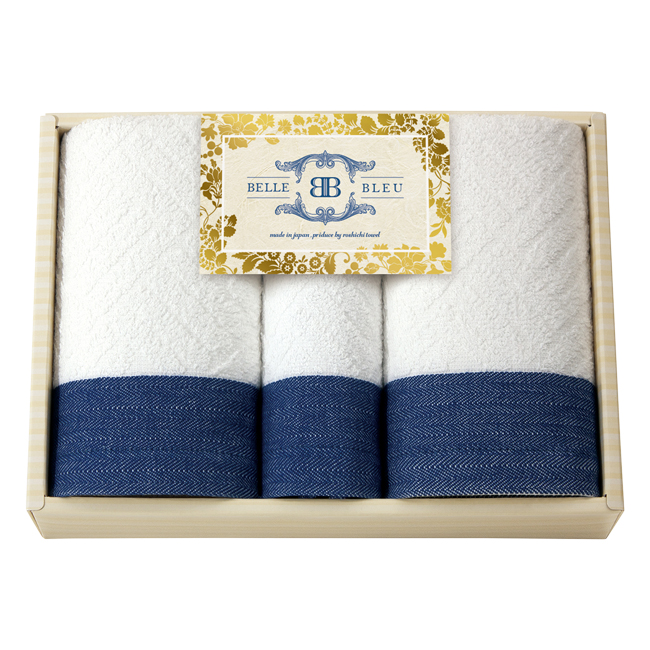 BELLE　BLEU　〈ベルブルー〉　フェイス2P・ハンドタオルセット　No.30
