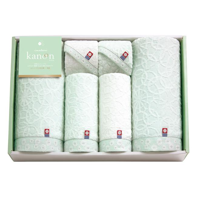 今治かのん　バス2P・フェイス4P・ハンドタオル2Pセット　No.100