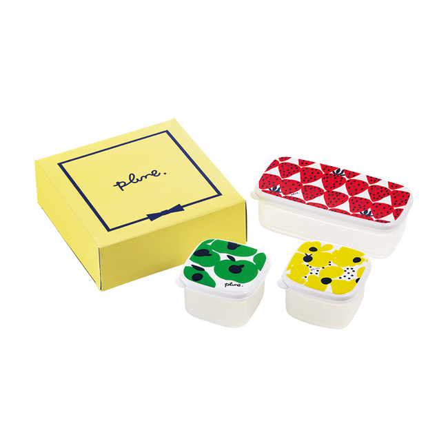 プルーン　シール容器3Pセット　No.7