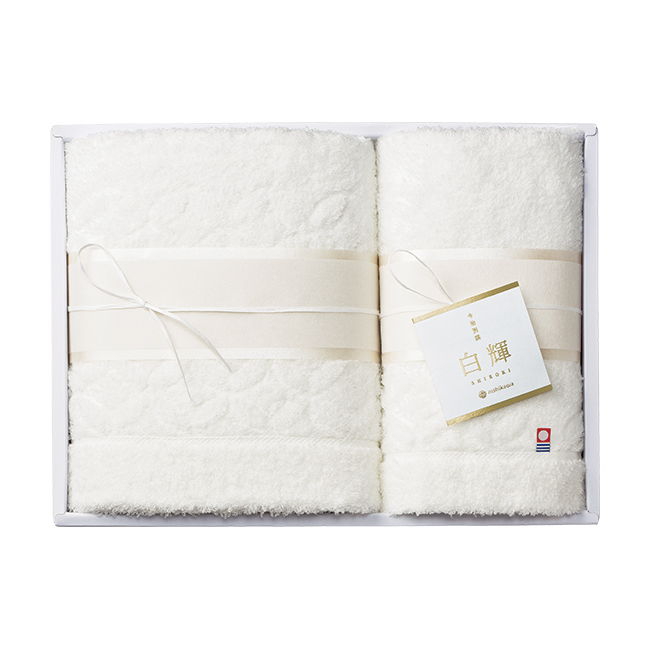 白輝　バス1P・フェイスタオル1P　No.70