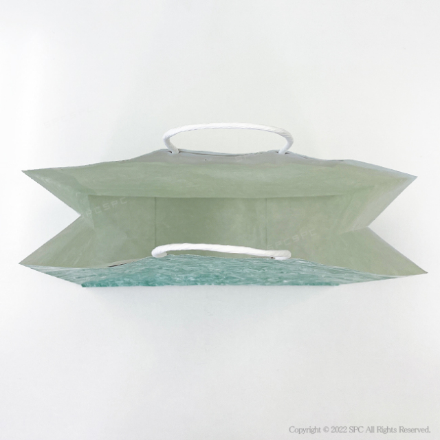 手提げ紙袋　雲竜　緑3才