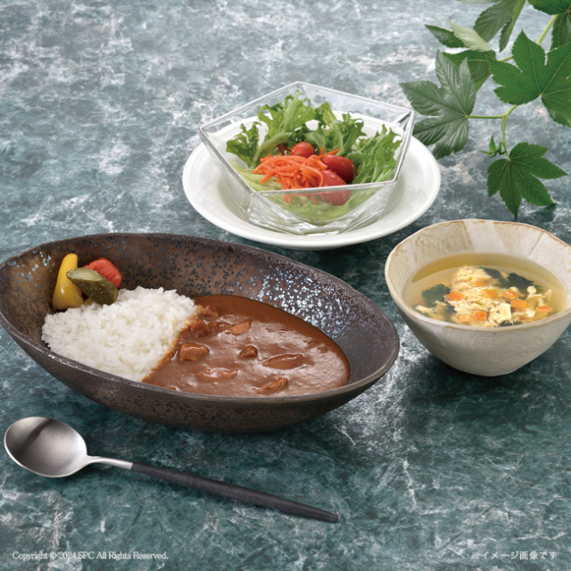 コンビネーションギフト　博多華味鳥　カレー・フリーズドライ＆はなみずき　今治タオルセット　No.100