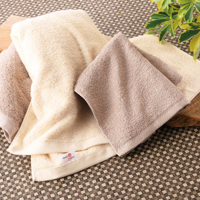 素肌実感　モカプレミアム　バスタオル2P　No.60