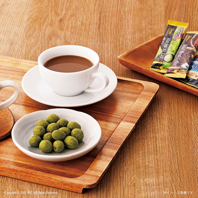 東京カフェ・抹茶ミルクピーナッツセット　No.50