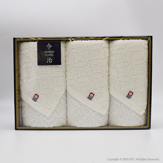 今治　ジャガードフェイスタオル3P　No.33