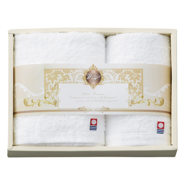 ホワイトハーモニー　フェイス・ハンドタオルセット　No.20