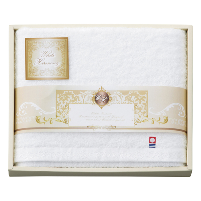 ホワイトハーモニー　バスタオル　No.30