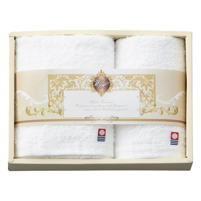 ホワイトハーモニー フェイス ハンドタオルセット No 40 Off お見舞いお返しおすすめ 通販ギフト生活 Jp