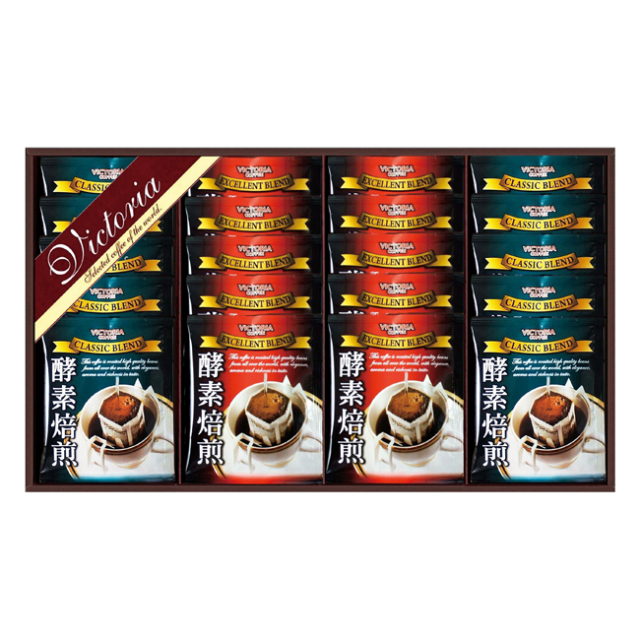 ビクトリアコーヒー　酵素焙煎ドリップコーヒーセット　No.25